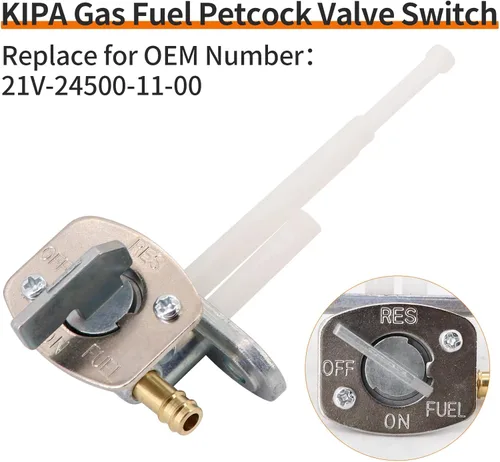 Miniatura 7 de KIPA Interruptor de válvula de gasolina para Yamaha Moto-4 YFM 200 225 250 350 660 450 XT 225 350 600 TTR 90 125 230 ARCTIC CAT 300 400 SUZUKI