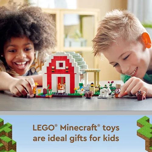 Miniatura 6 de LEGO Minecraft The Red Barn 21187 - Juego de juguetes de construcción para niños, niñas y niños a partir de 9 años (799 piezas)