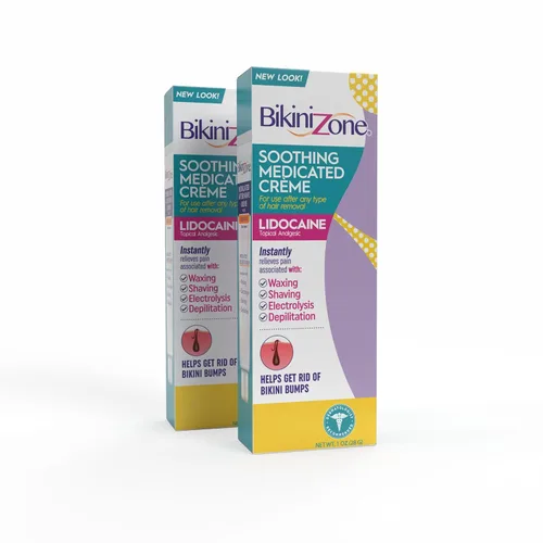 Bikini Zone Crema medicada para después del afeitado, deja de afeitarse instantáneamente, irritación y picazón, crema de fórmula suave para áreas