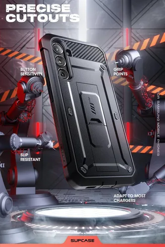 Miniatura 6 de SUPCASE Funda para Samsung Galaxy S23 FE con soporte y clip para cinturón, [Unicorn Beetle Pro] [Protector de pantalla integrado]