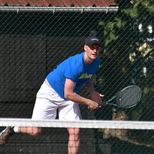 Miniatura 6 de Raqueta de tenis profesional para adultos, 2 jugadores de 27 pulgadas, raqueta de tenis de velocidad aceptable para principiantes y profesionales 2