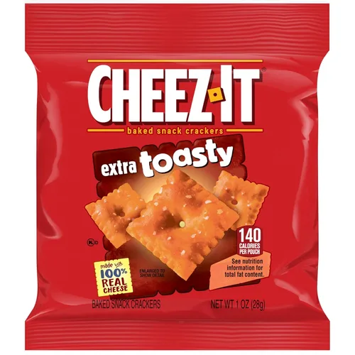 Miniatura 8 de Cheez-It Galletas de queso, galletas horneadas, porción individual, extra tostadas (40 bolsas)