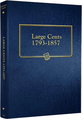 Miniatura 7 de Whitman Página de álbum de monedas de Cent de Estados Unidos y Canadá con puertos en blanco Paquete de tres #9142 Cent pequeño en blanco