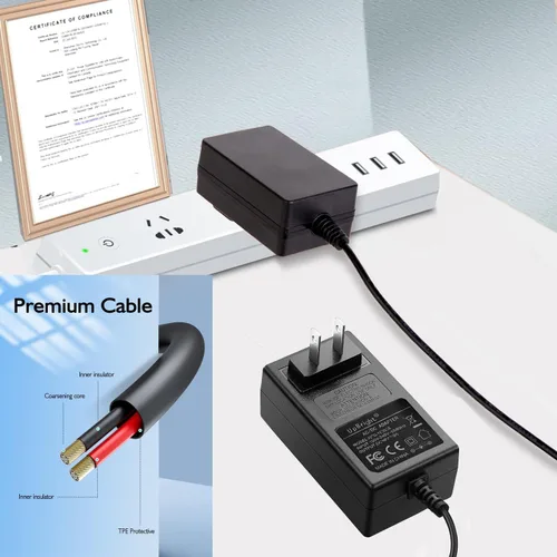 Miniatura 3 de UpBright Adaptador de 24 V CA/CC compatible con Dreo Modelo DR-HTF004 DR-HTF004S DRHTF004 DRHTF004S Ventilador de torre oscilante Ventilador