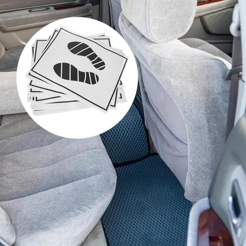 Miniatura 3 de 50 tapetes de papel para automóvil, tapetes de papel para concesionarios, impresos con bonita huella automotriz para suministros de protección