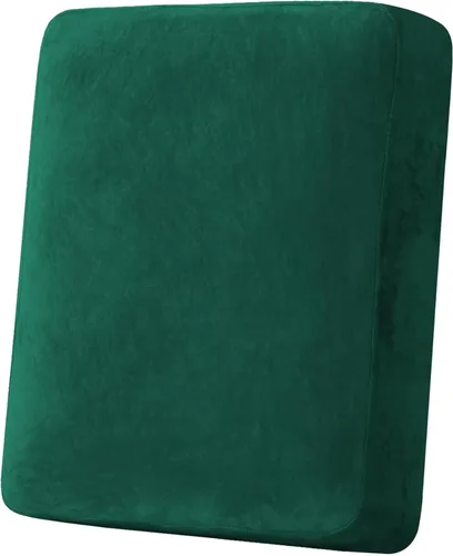 Miniatura 126 de H.VERSAILTEX - Funda de terciopelo elástica y afelpada para protección de cojines de sofá biplaza, silla o sofá, 2 piezas, tamaño grande, color gris