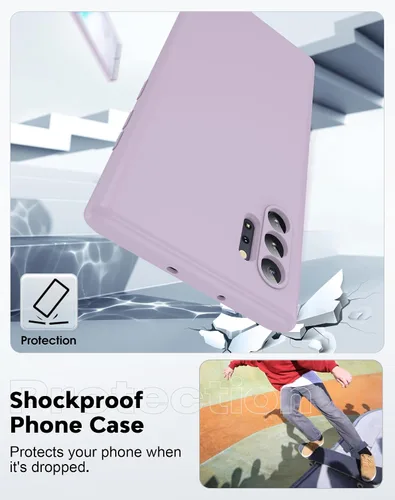 Miniatura 6 de LeYi Funda para Motorola Moto G Play 4G 2024: Funda para Moto G Play 4G 2024 con funda delgada y antiarañazos, silicona líquida a prueba de golpes