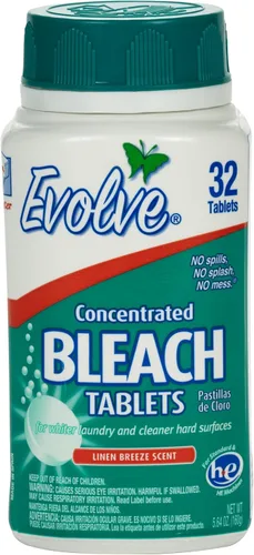 Miniatura 6 de Evolve Tableta de lejía concentrada 32 ct limón fresco (1 paquete)