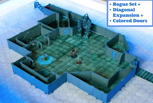 Miniatura 7 de Dirt Cheap Dungeons Mini Ruins Kit TT RPG Terrain Building para Calabozos y Dragones, Pathfinder, Juegos de Guerra y mucho más