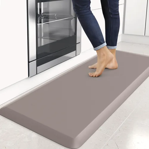Miniatura 37 de StepRite Tapete de cocina antifatiga de 4/5 pulgadas de grosor, antideslizante, resistente a las manchas y al agua, tapete de escritorio para Azul