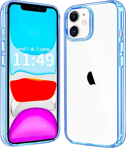 Miniatura 13 de JJGoo Compatible con iPhone 11 Funda transparente, transparente a prueba de golpes, delgada, antiarañazos, carcasa protectora de policarbonato duro