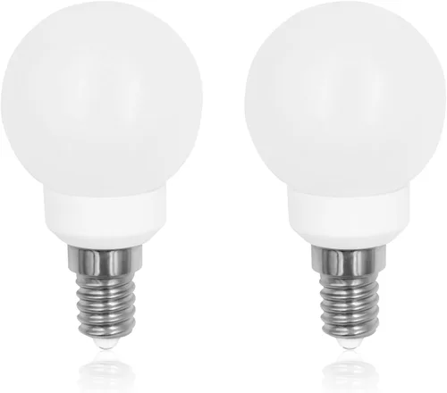 Bombilla LED de 3000 K, luz blanca cálida para candelabro E12, bombillas de 110 V 3 W G14/G45, bombillas pequeñas 25 W equivalente a 260 lúmenes,