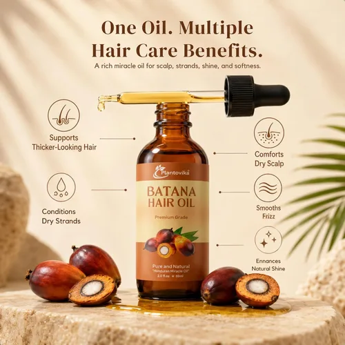 Miniatura 3 de Aceite de batana para el crecimiento del cabello, 100% puro hondureño prensado en frío crudo sin refinar para el cabello y tratamiento del cuero