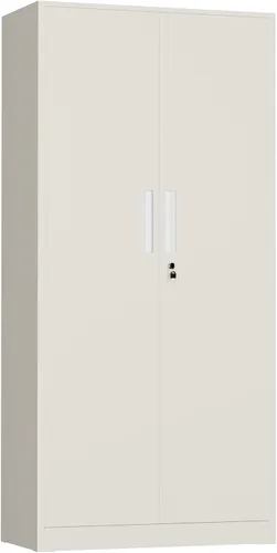 Miniatura 25 de INTERGREAT Armario de almacenamiento de metal con cerradura, gabinete de almacenamiento de metal con cerradura de 72 pulgadas de alto con puertas