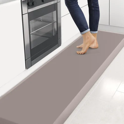 Miniatura 12 de StepRite Tapete de cocina antifatiga de 4/5 pulgadas de grosor, antideslizante, resistente a las manchas y al agua, tapete de escritorio para Azul