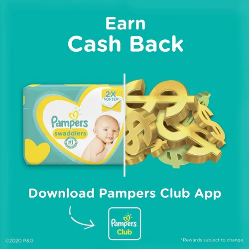 Miniatura 5 de Pañales para bebé, talla 3, 168 unidades – Pampers Swaddlers, suministro de un mes (el embalaje y las impresiones en los pañales pueden variar)