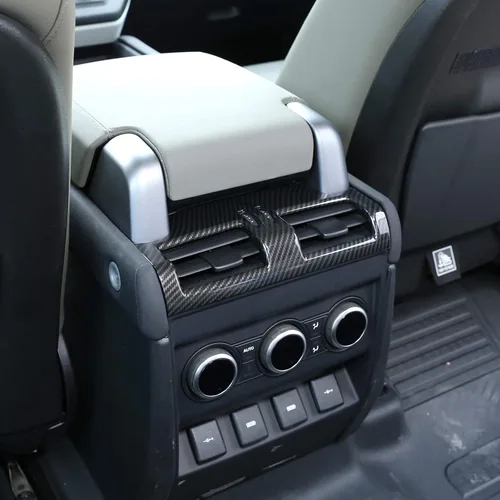 Miniatura 2 de Cubierta de marco de ventilación de aire acondicionado para interior de automóvil ABS para Land Rover Defender 90 110 130 2020-2021 Accesorios