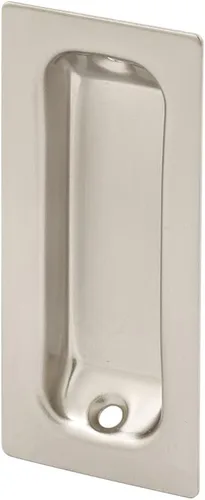 Miniatura 4 de Prime-Line N 7138 - Tirador de dedo oblonga de latón de 3 pulgadas para puerta de armario (paquete de 2)