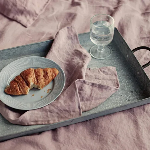 Miniatura 7 de MagicLinen Servilletas de 100 % lino, servilletas de tela de cocina reutilizables para uso diario, juego de 4 servilletas ecológicas para mesa