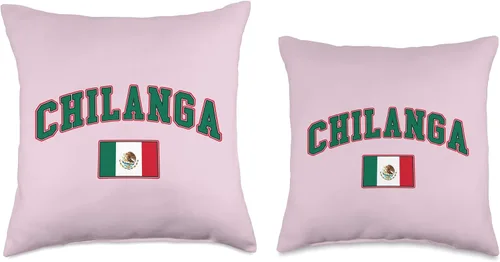 Miniatura 3 de Chilanga de hueso colorado Chilanga, cojín con bandera de México, 18 x 18, multicolor