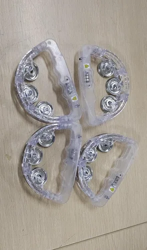 Miniatura 2 de Yunsailing Paquete de 24 panderetas con luz LED, juguetes de percusión de mano que brillan en la oscuridad, suministros de fiesta para adolescentes