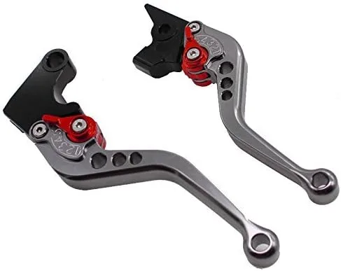 Miniatura 12 de Palancas Fxcnc de freno y embrague para carreras, Palanca verde con ajuste negro.