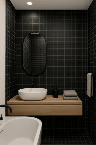 Miniatura 5 de Tenedos Azulejo cuadrado mate de porcelana de alta calidad de 2 x 2 pulgadas para pared de baño, ducha, cocina, decoración de acento en hoja de 12 x