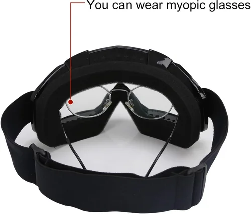Miniatura 5 de Gafas de motocross, ATV Motocicleta, UTV MX OTG, accesorios de gafas y gafas de esquí antiniebla, carreras de esquí