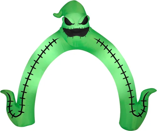 Miniatura 8 de Jack Skellington On Tombstone Airblown inflable de 3.5 pies de alto