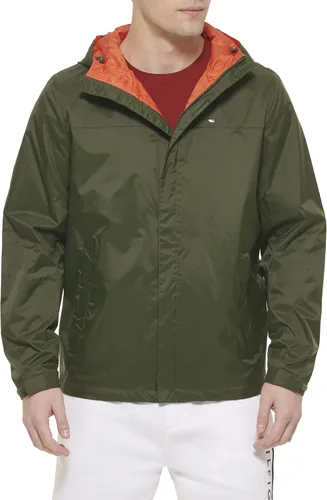 Miniatura 40 de Tommy Hilfiger Chaqueta impermeable con capucha, transpirable, ligera, para hombre