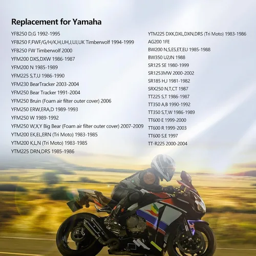 Miniatura 7 de Road Passion 3UH-E3440-00 5H0-13440-00 5H0-13440-09 Filtro de aceite para Yamaha YFM250 Moto-4 250 1989-1993 / YJ125 Vino 125 2004-2009