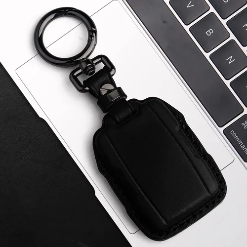 Miniatura 5 de Tukellen Compatible con funda de cuero para llavero Chevrolet para GMC Sierra 2019-2021, Canyon, Chevy Silverado 1500, Tahoe, Colorado, Suburban
