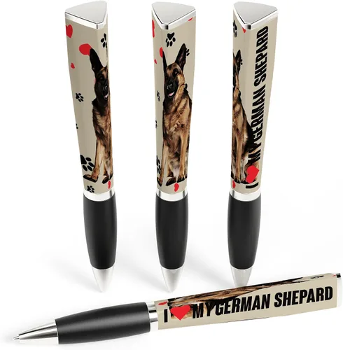 Miniatura 10 de ANINKABOVE I Love my Aussie Dog - Bolígrafo de punta media, tinta negra, escritura suave, recargable, el mejor regalo para todas las ocasiones
