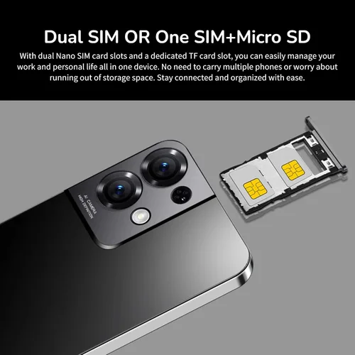 Miniatura 9 de Yoidesu Teléfono celular desbloqueado 3G, 6.52 pulgadas, 64 GB, ROM, 4 GB, Dual SIM desbloqueado de fábrica, teléfono inteligente Android 12