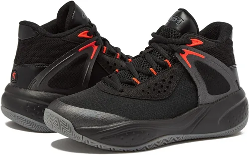 AND1 Revel Mid - Tenis de baloncesto para niños y niñas, tenis de baloncesto para jóvenes, talla 1 a 7 para niños pequeños y grandes