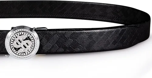Miniatura 6 de Dubulle Cinturón de trinquete para hombre diseño de moda casual hebilla automática correa de cinturón de golf fácil de usar cortable
