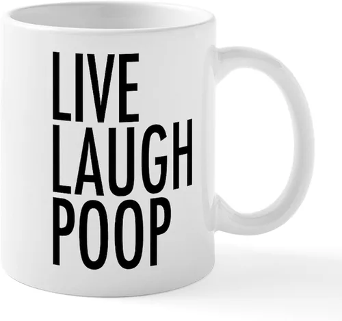Miniatura 39 de CafePress Time To Poop Mugs Taza de café de cerámica de 11 oz (11.0 fl oz)