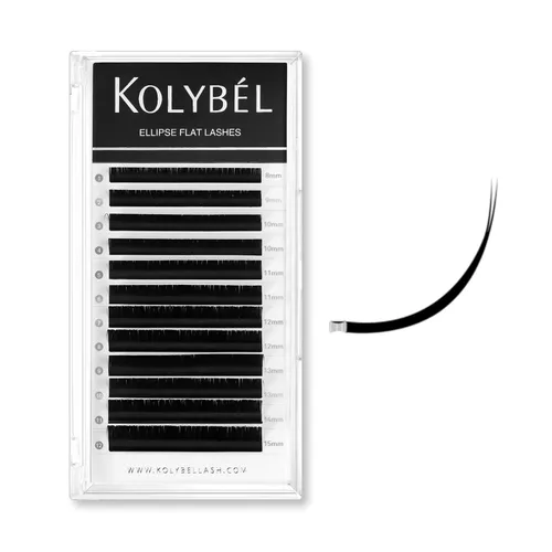 Miniatura 9 de KOLYBEL - Extensiones de pestañas Easy Fan de 0.05 mm de grosor, pestañas postizas rizadas D, bandeja de pestañas mixtas de 8-15 mm, extensión