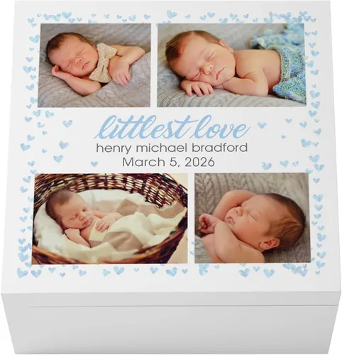 Miniatura 16 de Let's Make Memories Caja de recuerdos personalizada para recién nacido, almacenamiento de recuerdos, caja de recuerdos, decoración de guardería, 6