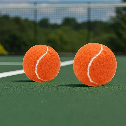 Miniatura 7 de URBEST Pelota de tenis, 12 paquetes de pelotas de tenis de entrenamiento, pelotas de práctica para jugadores novatos, pelotas de juego para perros
