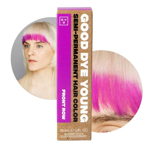Miniatura 13 de Good Dye Young Streaks and Strands - Tinte acondicionador semipermanente con protección UV (Ruina azul), sin PPD, sin crueldad animal y vegano, dura