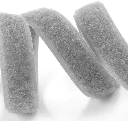 Miniatura 6 de Cinta de velcro para coser de 1 pulgada de ancho, color gris claro, no adhesiva, 1 yarda de longitud, cinta de nailon gris, juego de sujetadores