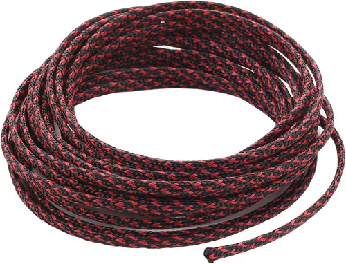 Miniatura 22 de Aicosineg Funda de cable trenzado flexible de PET de 16 pies de ancho de 0.5 pulgadas de ancho, funda de malla de alambre flexible para TV, audio