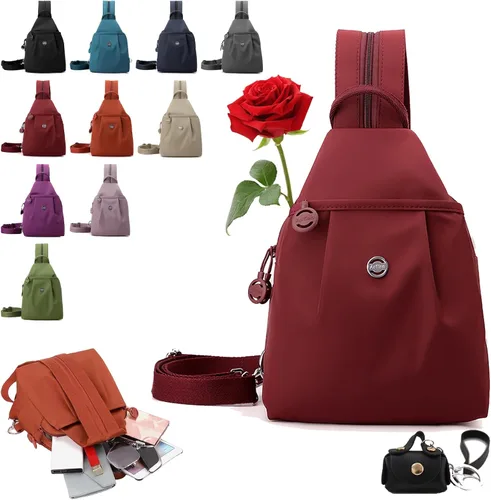 Miniatura 10 de Bolsa de viaje antirrobo premium 3 en 1 2025, bolsa de viaje de 2 vías con correas convertibles e impermeable para mujer