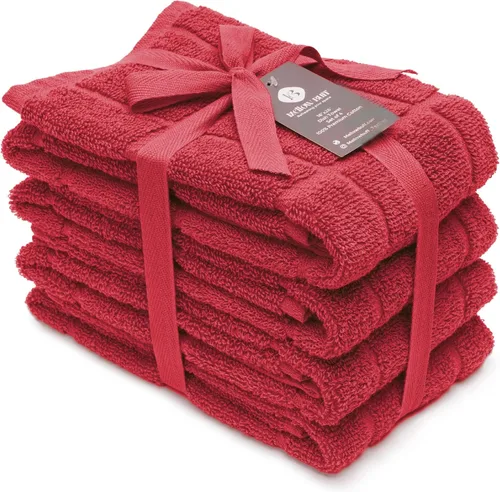 Miniatura 12 de Toallas de cocina 100% algodón de terry Mellow Buff, paquete de 4, 16 x 26 pulgadas, toallas de cocina súper suaves y absorbentes, perfectas