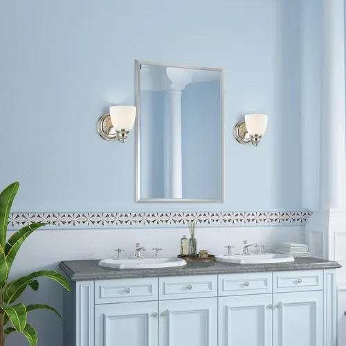 Miniatura 2 de Livex Lighting 13671-05 Somerville - Aplique de pared (1 luz, cromado)