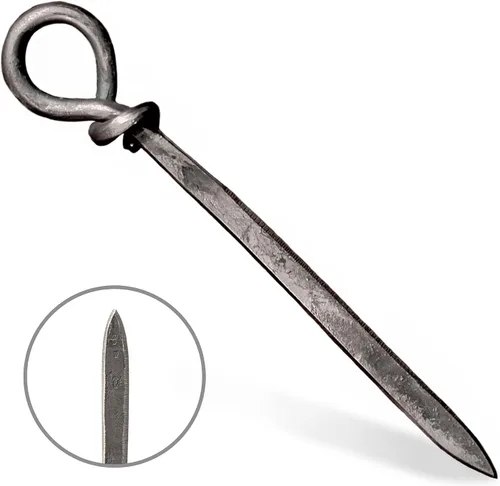 Miniatura 8 de Wicks Forge Wicks Forge - Cuchillo de hierro fundido para abrecartas Accesorio de escritorio de lujo, rústico y antiguo para cortar sobres