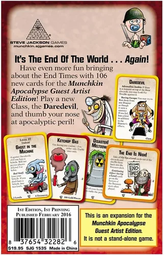 Miniatura 3 de Steve Jackson Games Munchkin Apocalypse 2 Edición Artista Invitado: Len Peralta