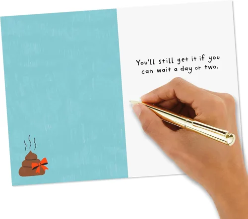 Miniatura 5 de Hallmark Shoebox - Tarjeta de cumpleaños divertida (My Dog Ate Your Present)