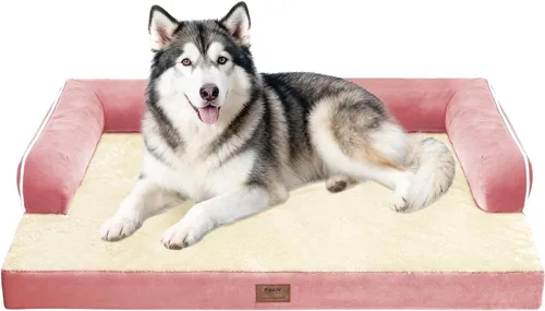 Miniatura 11 de Cama ortopédica impermeable para perros pequeños, cama para perros de tamaño mediano, cómoda cama para mascotas y gatos con lados, funda extraíble